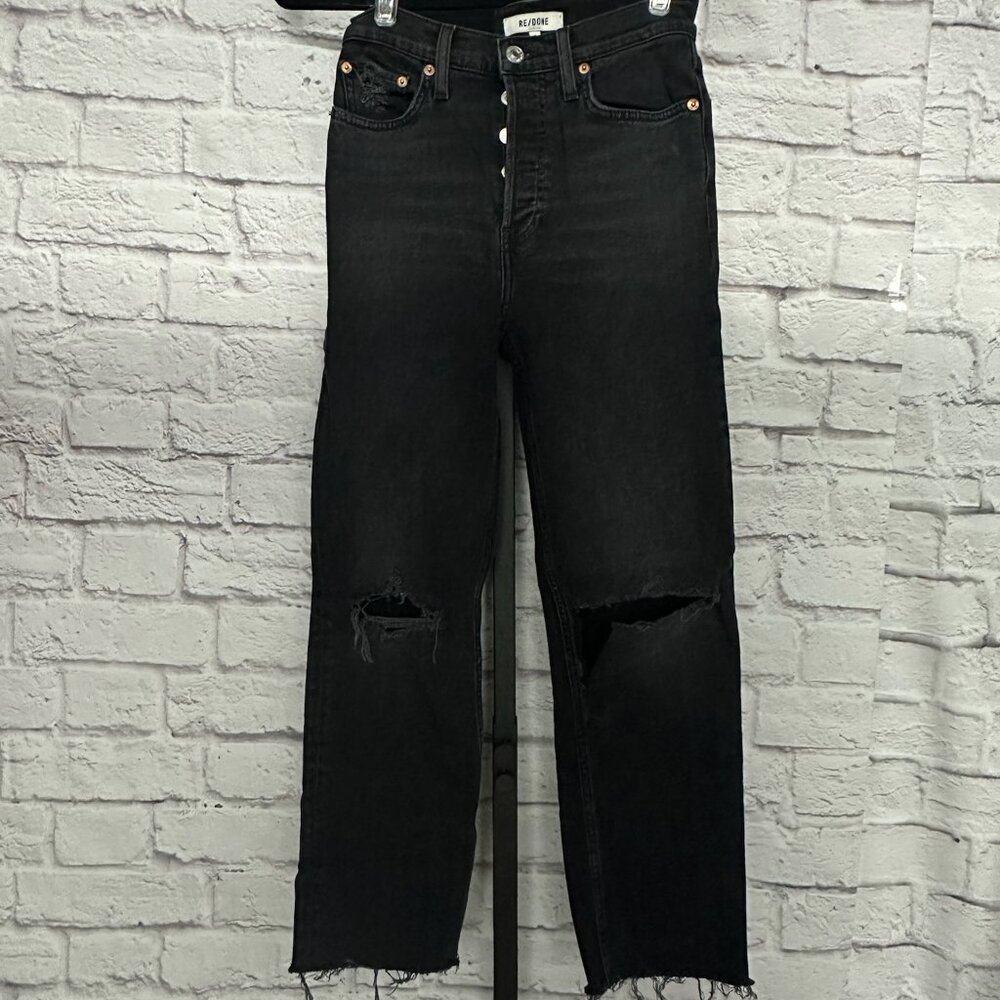 RE/Done Black Jeans - Women's - 25